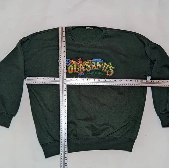 Vintage Green Colasantis Canada Crew Neck Sweatshirt Oceanic  Medium Unisex - Picture 4 of 9